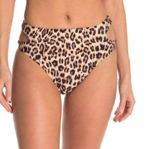 VYB Keyhole Leopard Print Bikini Bottoms
